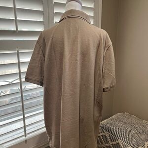 Men's Tan Polo Shirt